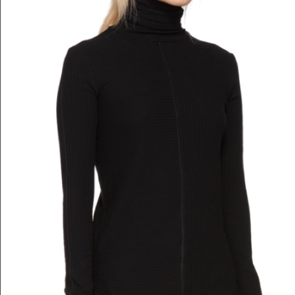 NWT Helmut Lang Longline Rib Turtleneck - Picture 6 of 8